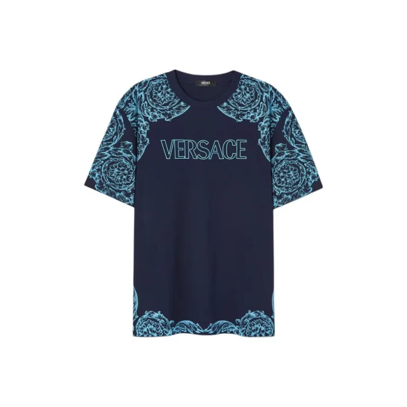 VERSACE T Shirts Men Blue-0