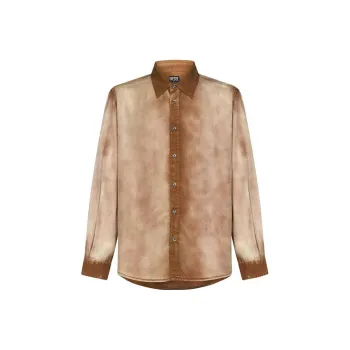DIESEL Shirts Men Light Brown