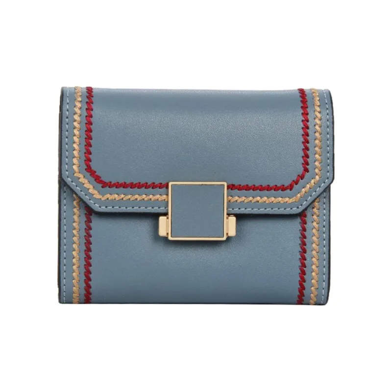 Tong Tong Rabbit Cow Split Leather Card Holder Regular Women's Multicolor-5