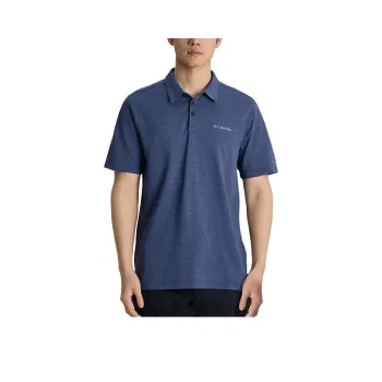 Columbia Polo Shirts Men Blue