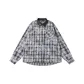 Gray Blue Plaid