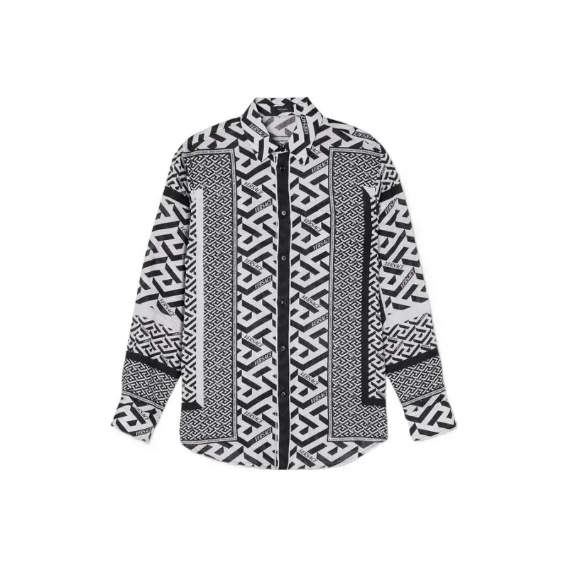 FANSIZHE VERSACE Shirt Men's Black-0