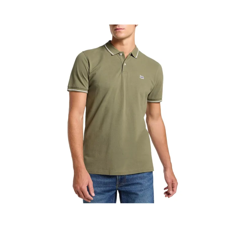 Lee Polo Shirt Men's Commercial Green-0
