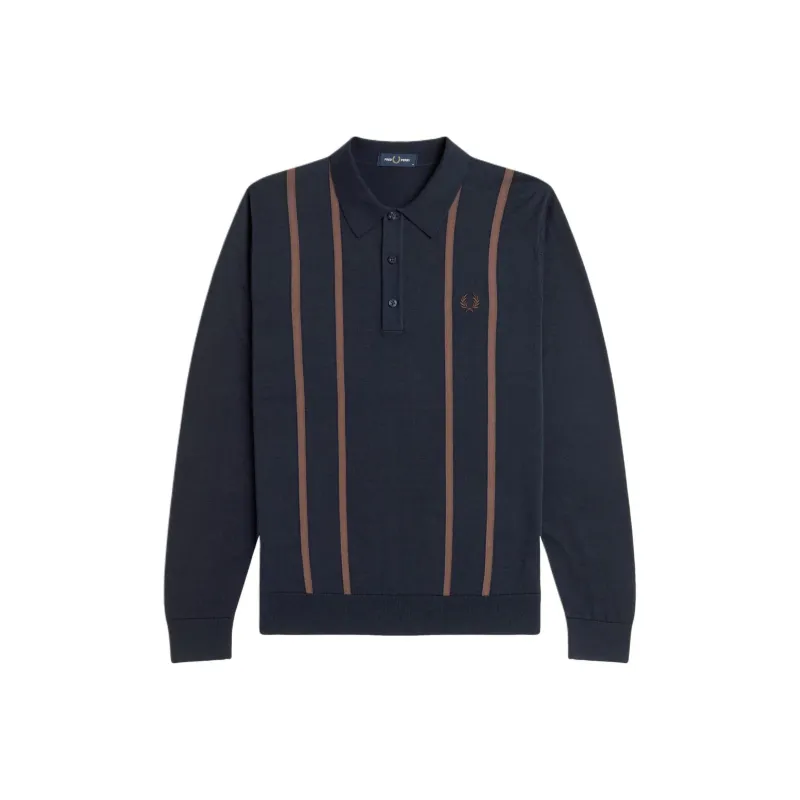 FRED PERRY FW24 Shirt Men's Marine Blue-0