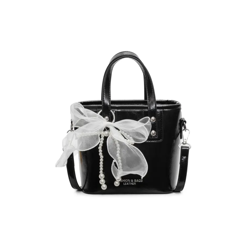 PINK·LAND PU Shoulder Bag, Crossbody Bag, Handbag Regular Women's Ecru/Black/Blue/Coffee-8