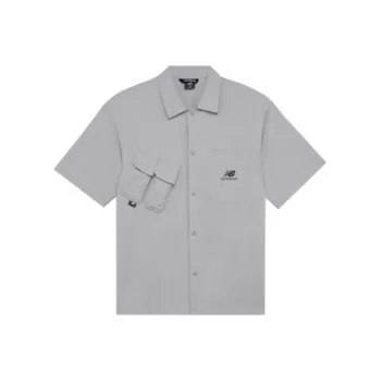 New Balance Shirts Men Gray
