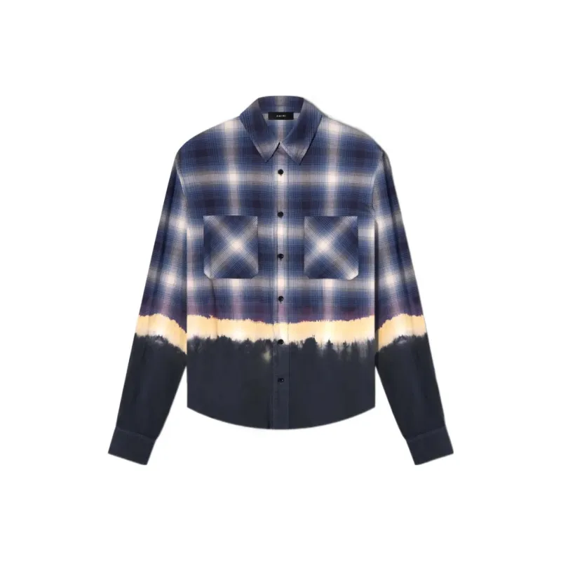 AMIRI Bleach Bandana Plaid Shirt-0