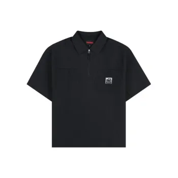PLEASURES Electron Zip Polo