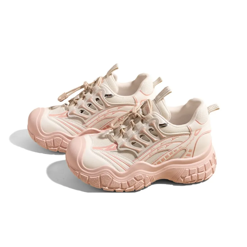 KODI Slip Resistant, Abrasion Resistant, Breathable Low Top Chunky Sneakers Women's-6