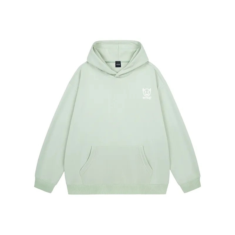Emoji Hooded Pullover Sweatshirt Unisex-9