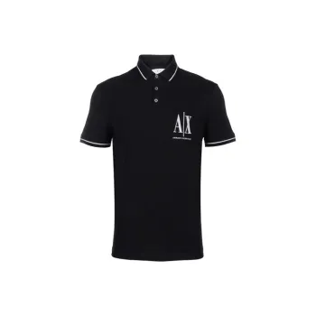 ARMANI EXCHANGE Polo Shirt Men's Black
