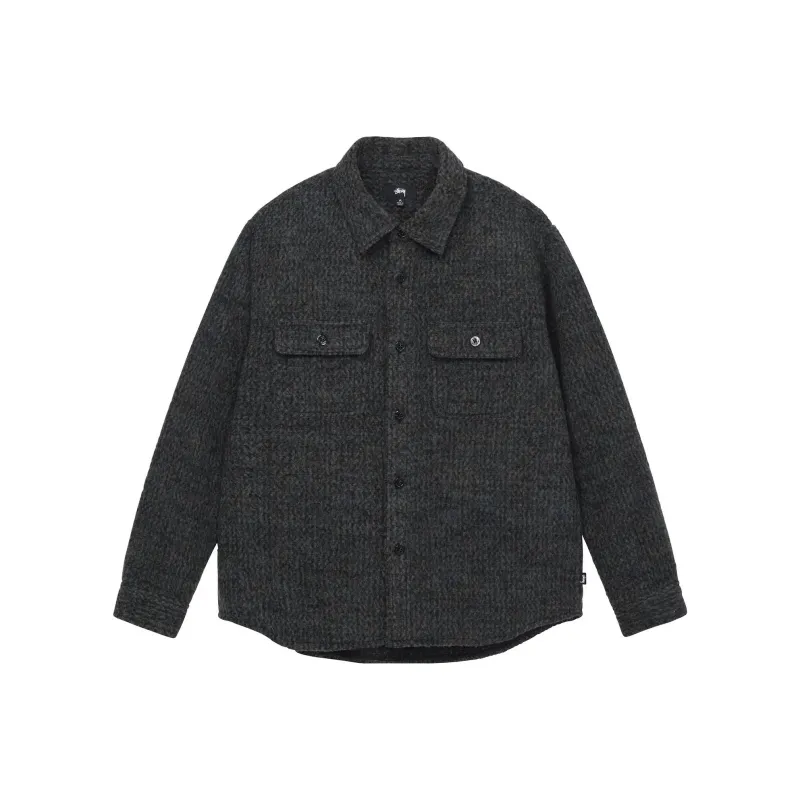 Stussy Speckled Wool Cpo Shirt-0