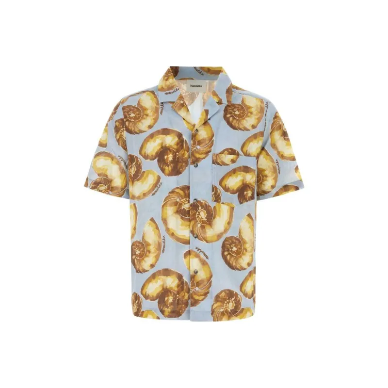 NANUSHKA Shirts Men Blue-0