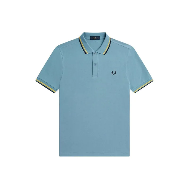 FRED PERRY Polo Shirt Men's Blue-0