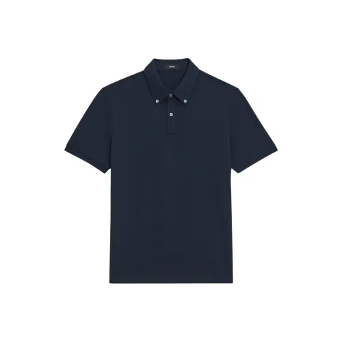 THEORY Polo Shirt Men's Marine Blue