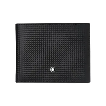 MONTBLANC Leather Card Holders Clutches Wallets Men's Black