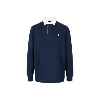 Polo Ralph Lauren Logo Embroidered Long Sleeve Polo Shirt