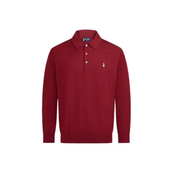 Hush Puppies Polo Shirt Men's Afterglow Red
