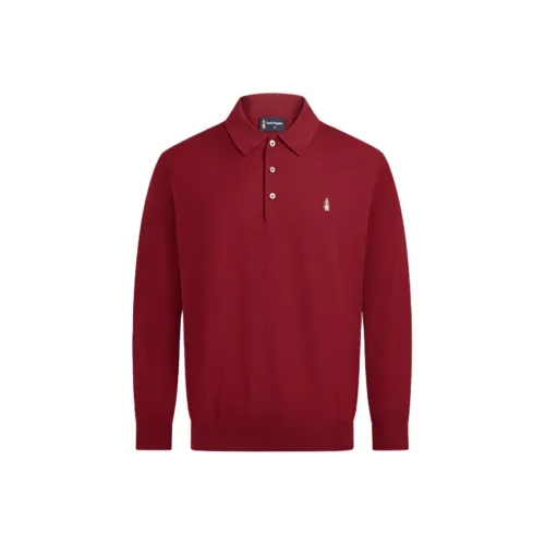 Hush Puppies Polo Shirt Men's Afterglow Red