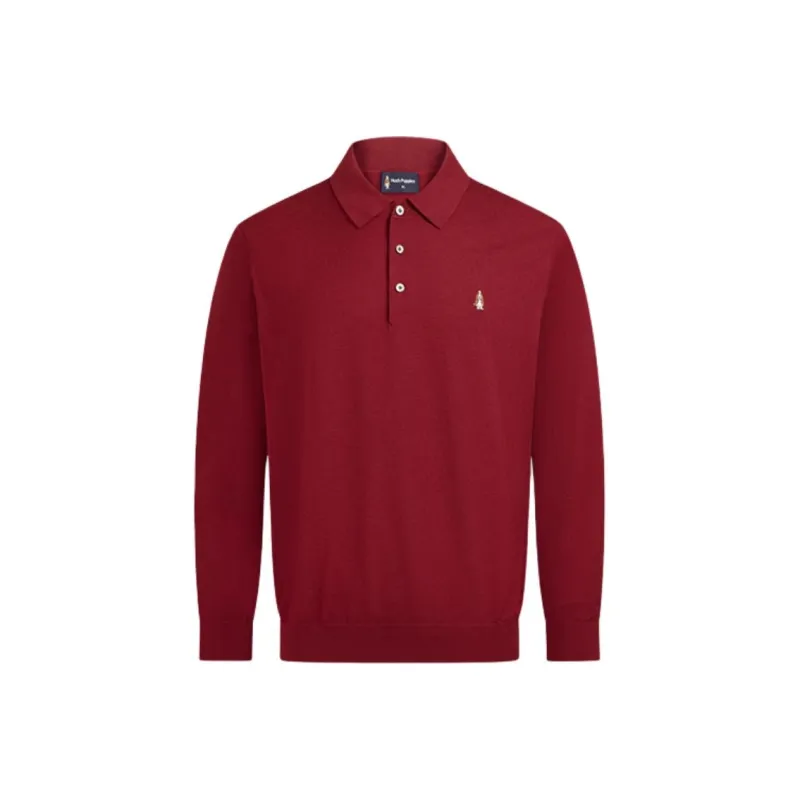 Hush Puppies Polo Shirt Men's Afterglow Red-0