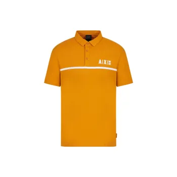 ARMANI EXCHANGE Polo Shirts Men Orange Red