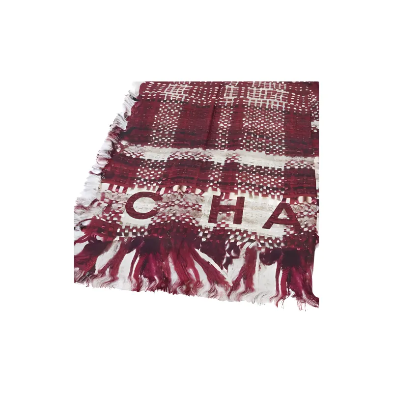 CHANEL 1986 1988 Tweed Scarf-2