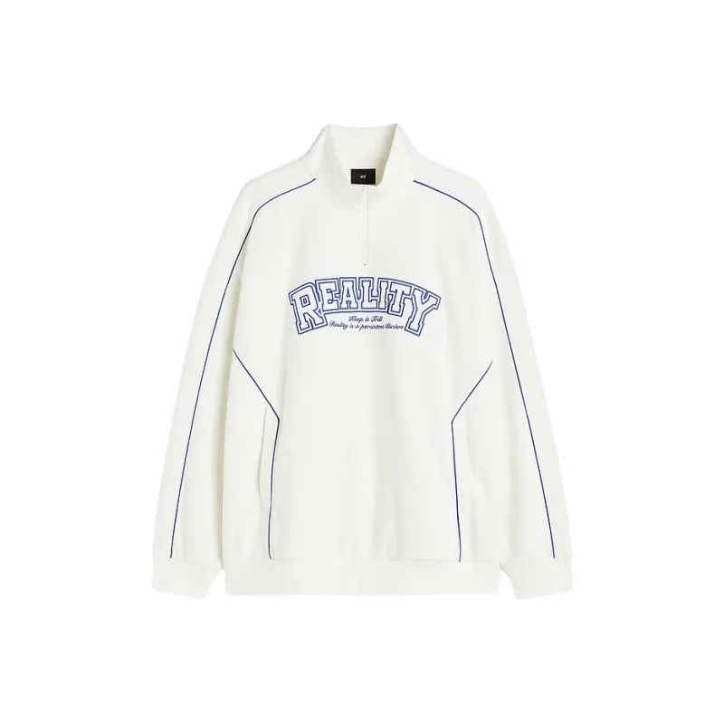 H&M Sweatshirts Men White-0