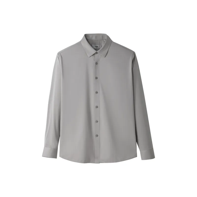 HLA Long Sleeved Fashion Shirt Men's-4
