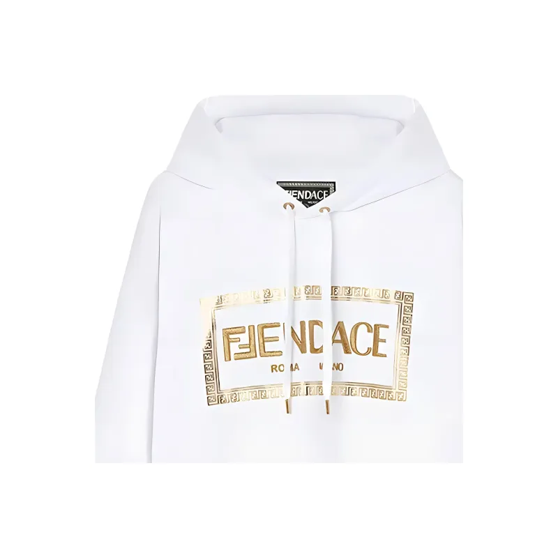 VERSACE Fendace Logo Mens Hoodie-4