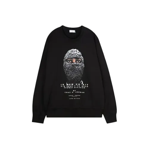 이놈어닛 블랙 남성 맨투맨