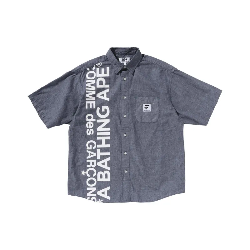 Bape X Comme Des Garcons Osaka S/S Shirt-0