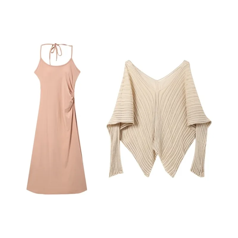 Skirt Set Women's Cover Up+Camisole Dress-0