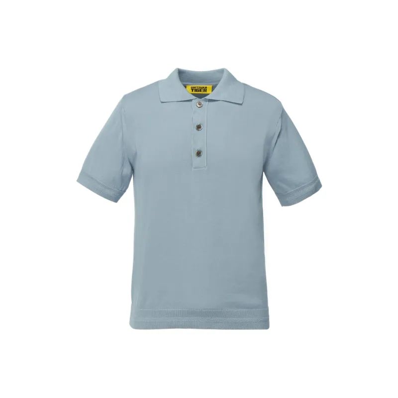 Onitsuka Tiger SS25 KNIT Polo Shirt Men's Blue-0