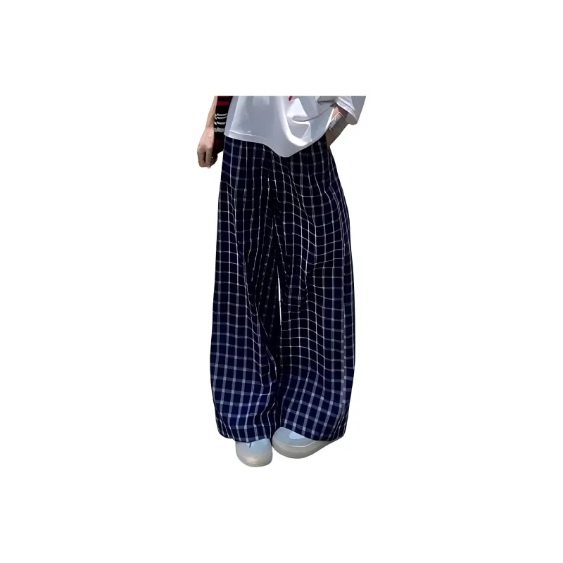 ZNZX Casual Pants Women's Navy Blue-2