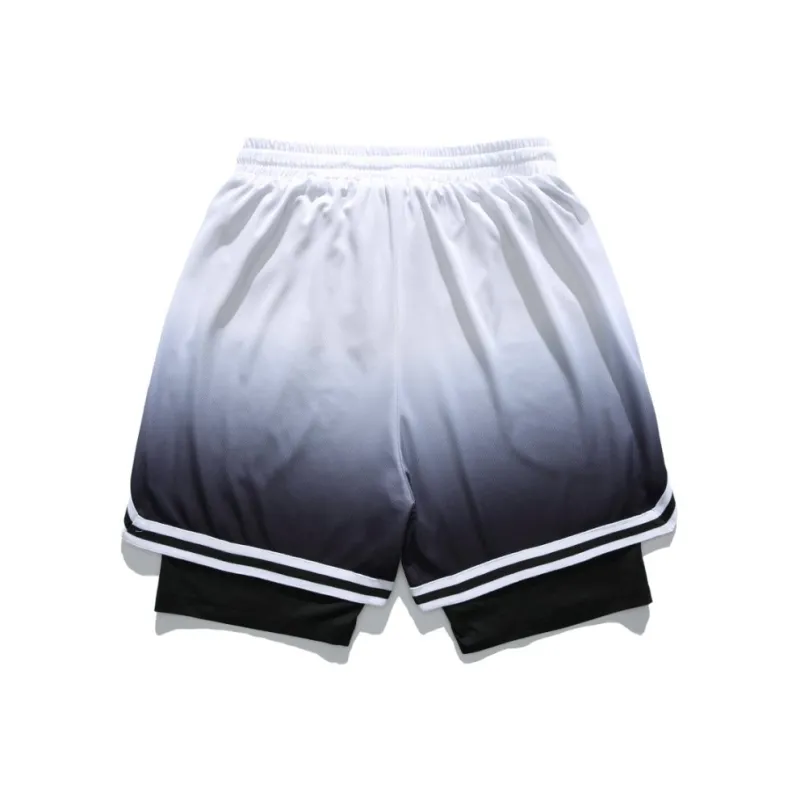 TBSM Basketball Shorts Unisex White-7