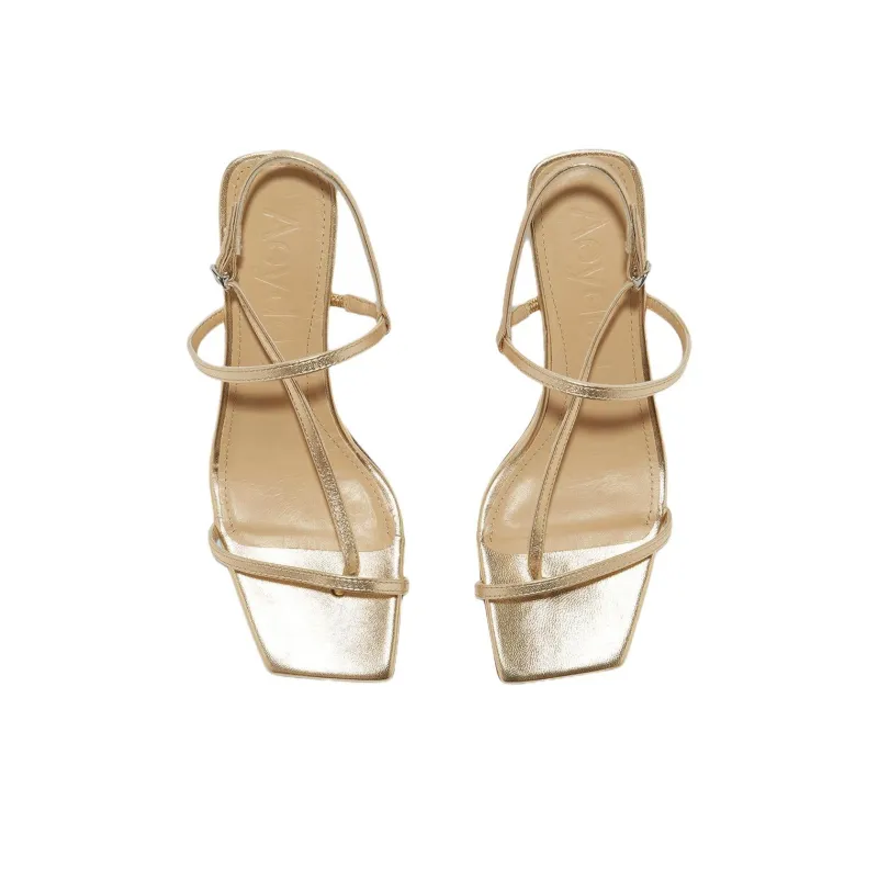 Aeyde Elise 75mm Leather Sandals Women's-3