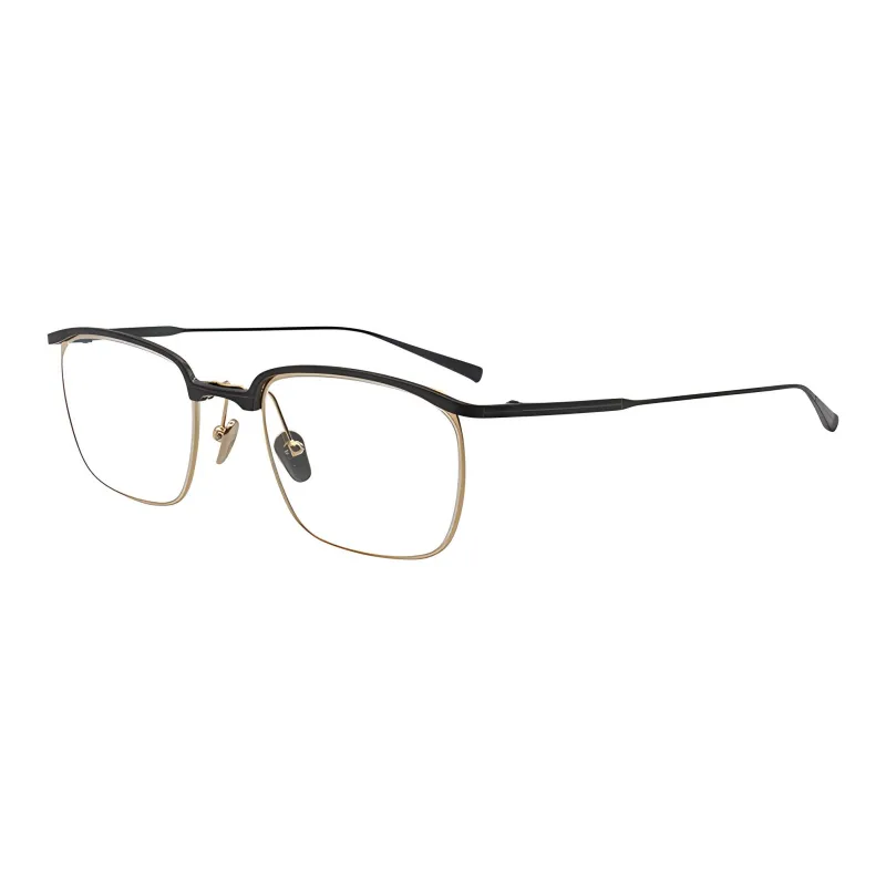 MASUNAGA Titanium Rectangular Eyeglass Frames Unisex Multicolor-5