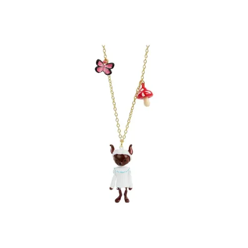 LES NEREIDES Brass Necklaces Women's White