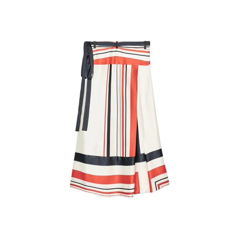 ZARA ZW Series Casual Long Skirt Women's Multicolor-1