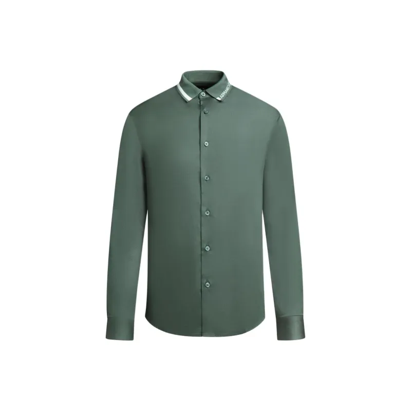 EMPORIO ARMANI SS24 Shirt Men's Green-0