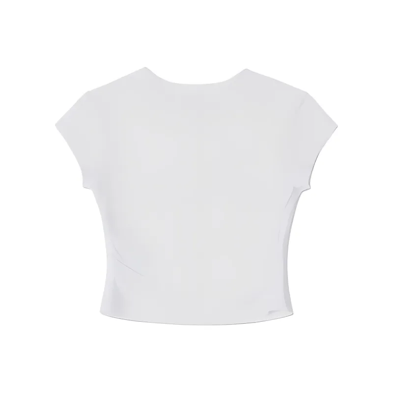 Converse T-Shirts Women's White-1