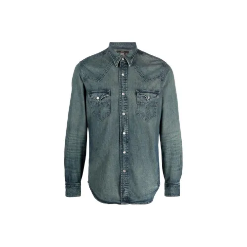 Polo Ralph Lauren Dark-Washed Western Denim Shirt