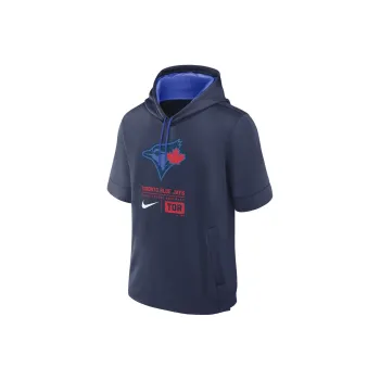 Nike Toronto Blue Jays City Connect Men's Nike Mlb Short-Sleeve Pullover Hoodie