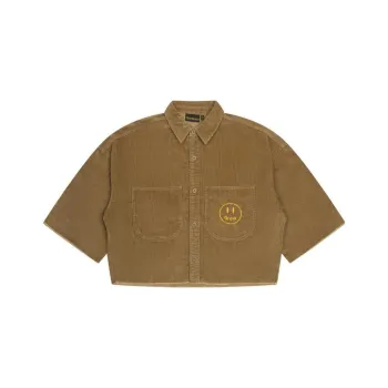 Drew House Corduroy Cropped S/s Shirt