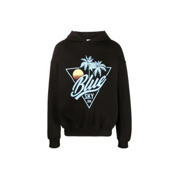 Blue Sky Inn Logo print Cotton Hoodie