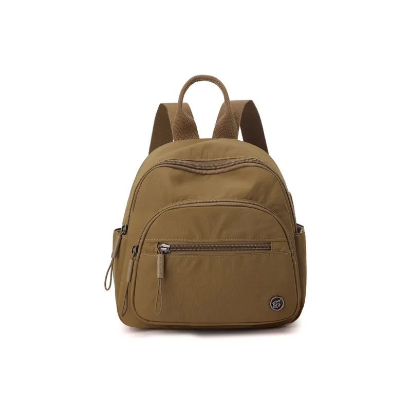Yalu Nylon Backpack Regular Women's Black/Brown/Yellow/Purple/White/Green-4