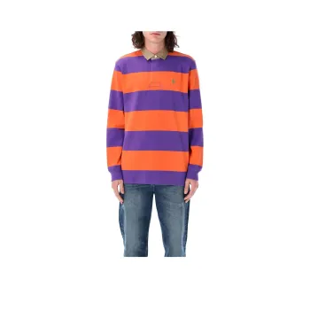 Polo Ralph Lauren Striped Distressed Polo Shirt