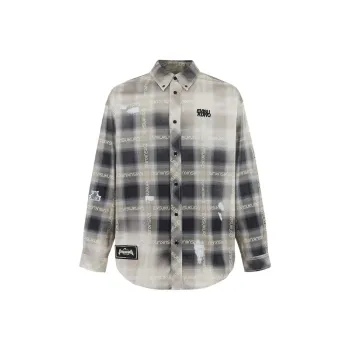 EVISU Shirts Men Multicolor Checkered