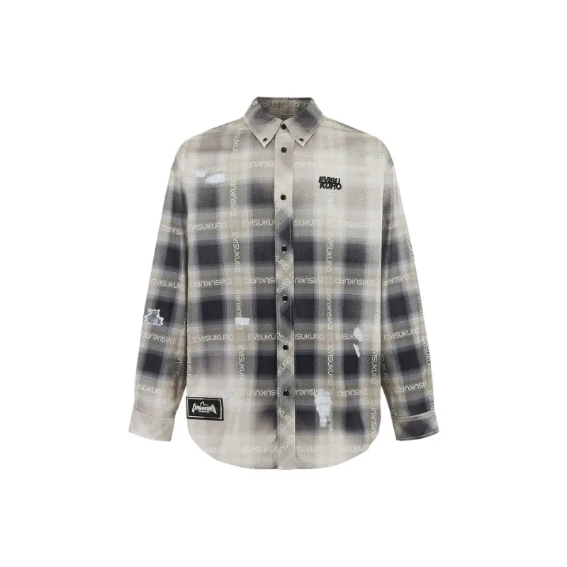 EVISU Shirts Men Multicolor Plaid-0