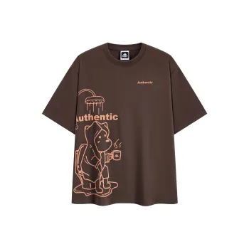 Kappa PLAYER T Shirt Unisex Chocolate Dark Brown